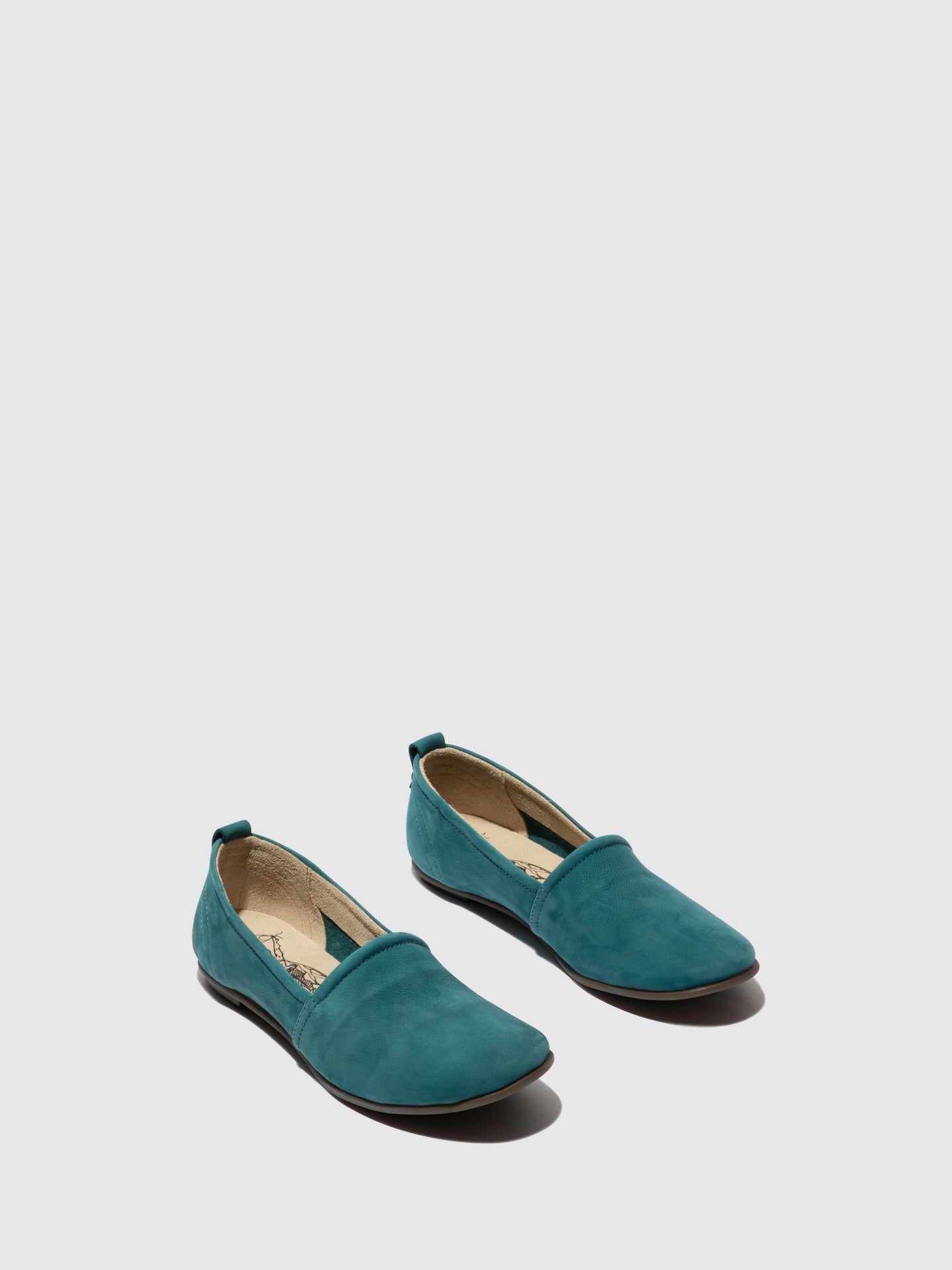 Fly London Sabrinas de Ponta Redonda em Verde